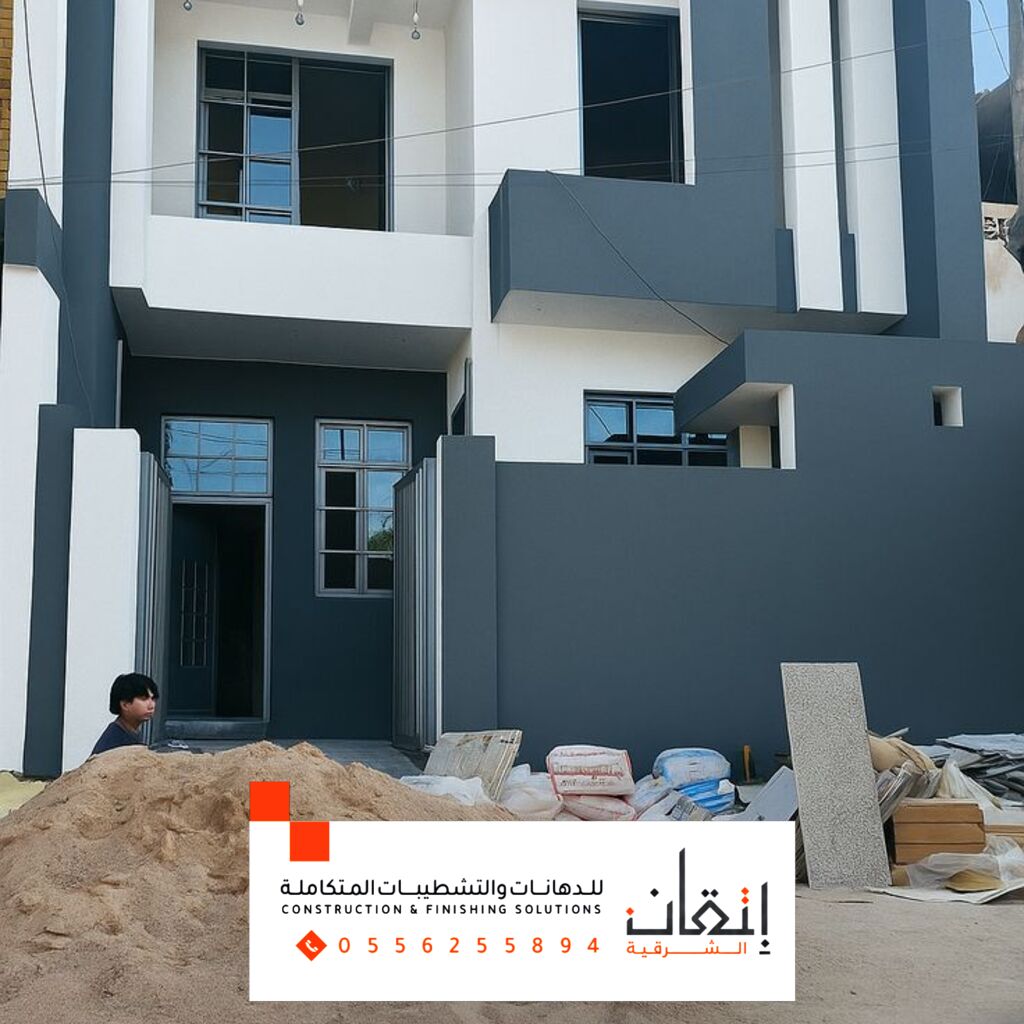 اصباغ خارجية الدمام بلمسة المهندس ابو زيد  | اتقان الشرقية للاصباغ